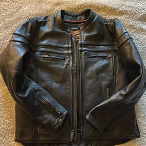 Milwaukee leather jacket w/removable liner